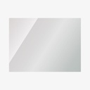 Mark Spiegel Rechthoek Verzilverd Wit 76x60x2 cm