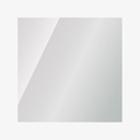 Mark Spiegel Rechthoek Verzilverd Eik 57x60x2 cm