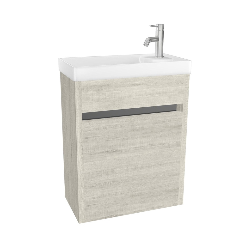 [B-VE-40-OK-LS-W-VE] Venlo 40 cm Lissabon Toiletmeubel Met Ventidue Wastafels