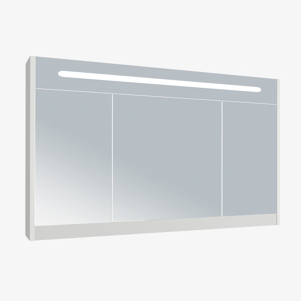 [LSK-120-HW] Led Spiegelkast Hoogglans Wit 120 cm