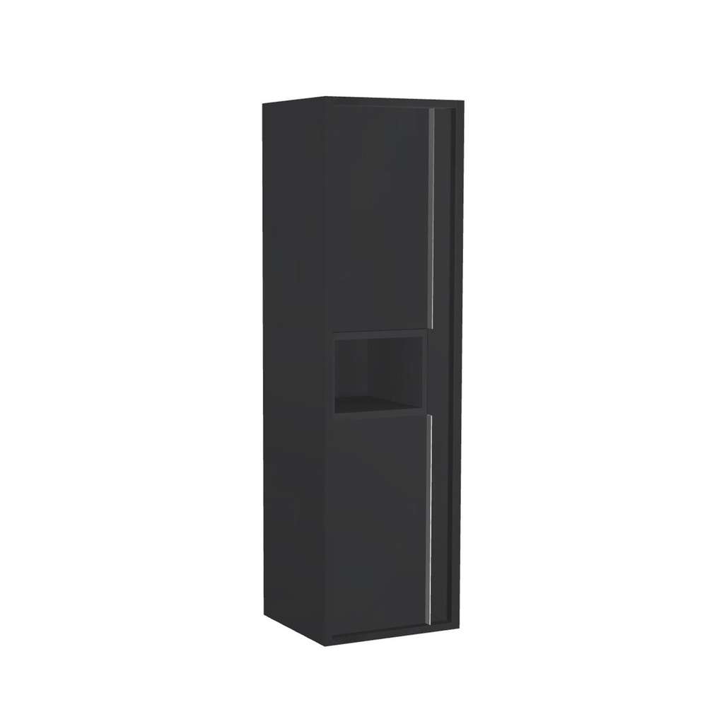 [CA-HK-130-MS] Hogekast Compact&Ample Collection Mat Zwart 130 cm