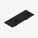 Wastafel Sofie met Kraangat Mat Zwart 120x46 cm