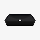 Keramische Wastafel/Waskom Robin - Rechthoek Zonder Kraangat Mat Zwart 60x40 cm