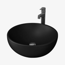 Waskom Sheila - Rond Mat Zwart 45 cm