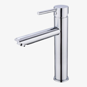 Wastafelkraan Tessa Hoge Eéngreeps 3/8 Inch Opbouw Rond Chroom