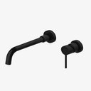 Wastafelkraan Saar Eéngreeps Inbouw Rond 3/8 inch Mat Zwart