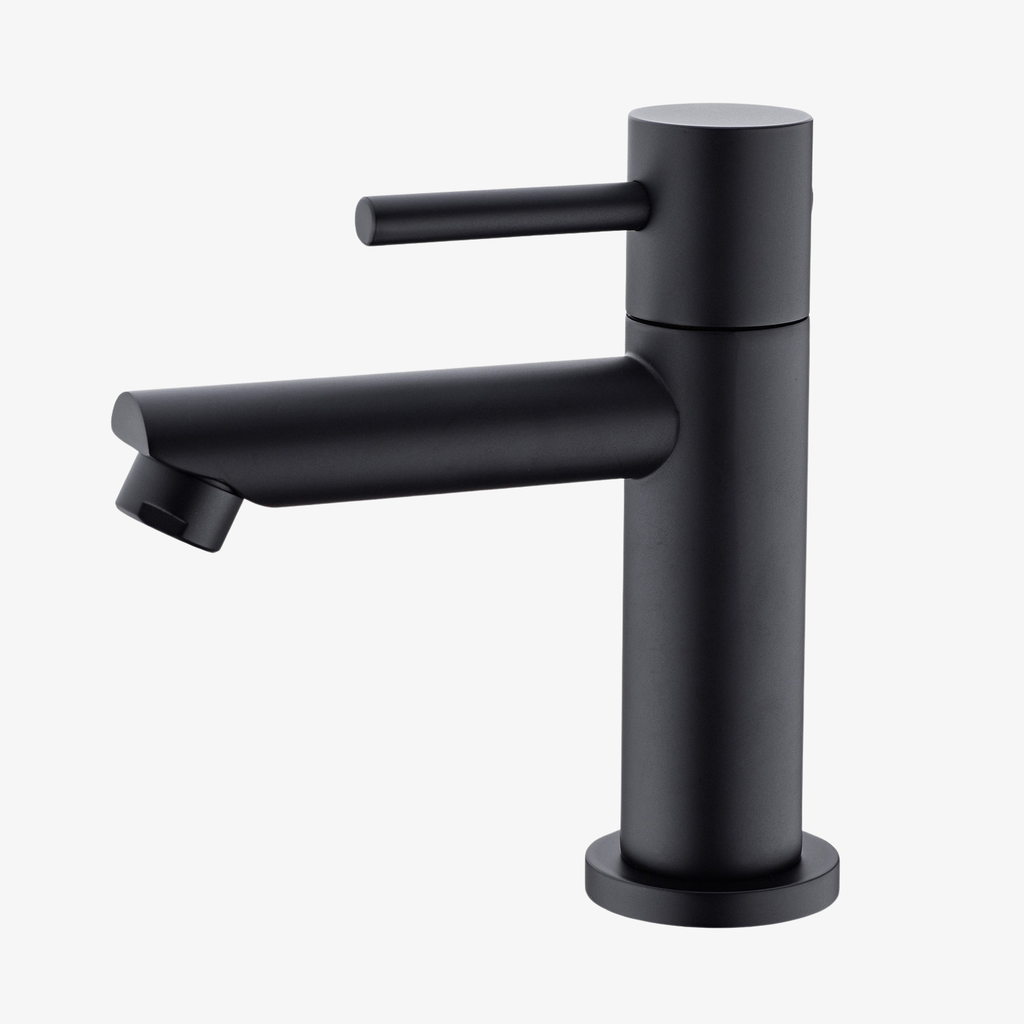 [20150007] Fonteinkraan Tess 12 cm Opbouw Mat Zwart