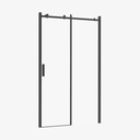 Douchedeur - Nisdeur Izy Mat Zwart 120x200 8 mm - Nano - Omkeerbaar