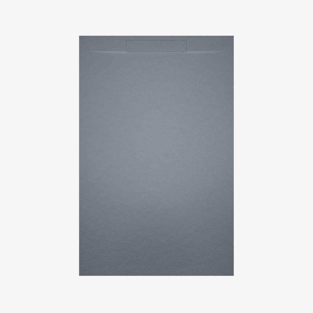 [20350106] Solar 100 Composiet Rechthoek Grijs 100x140 cm Inclusief Sifon