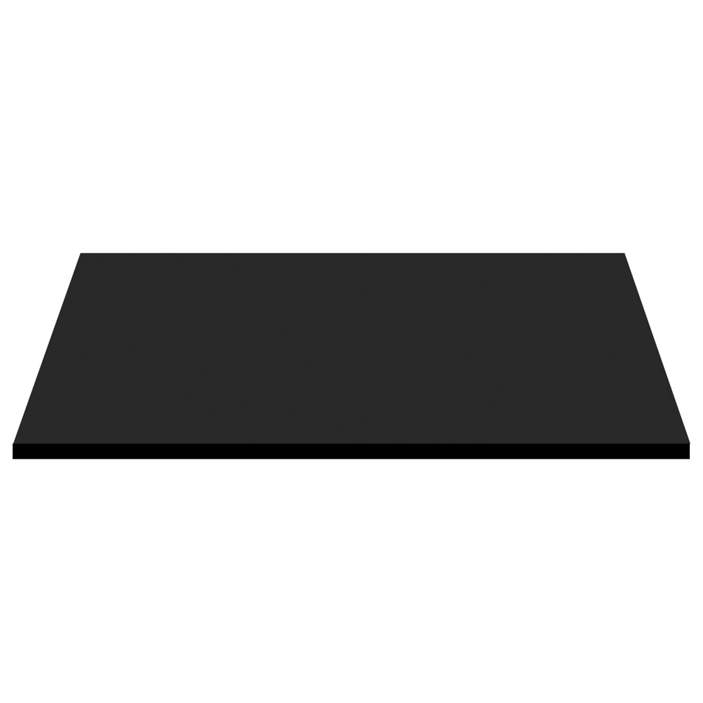 [WBQ-100/50-S] Wastafelblad Quartz Top Plate 20 mm Mat Zwart 100x50 cm