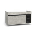 Aachen 100 cm Lissabon - Onderkast MDF - Softclose semi handgreep 2 Deuren - Wastafelmeubel Voor Waskom