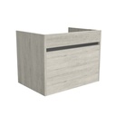 Amsterdam 65 cm Lissabon - Onderkast MDF - Softclose Greeploos 1 Lade 1 Binnenlade - Wastafelmeubel Voor Waskom