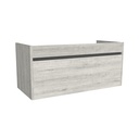 Amsterdam 100 cm Lissabon - Onderkast MDF - Softclose Greeploos 1 Lade 1 Binnenlade - Wastafelmeubel Voor Waskom