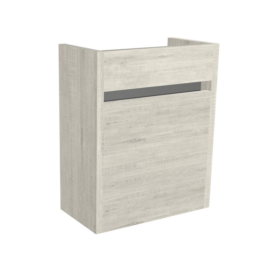 [B-VE-40-OK-LS] Venlo 40 cm Lissabon - Onderkast MDF - Softclose greeploos 1 Deur - Toiletmeubel Voor Waskom