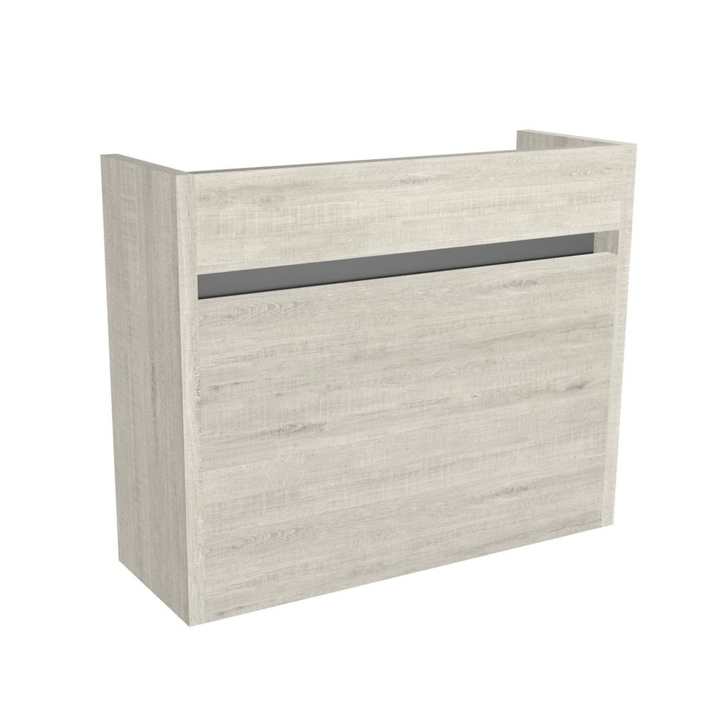 [B-VE-60-OK-LS] Venlo 60 cm Lissabon - Onderkast MDF - Softclose greeploos 1 Deur - Toiletmeubel Voor Waskom