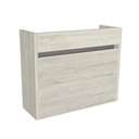 Venlo 60 cm Lissabon - Onderkast MDF - Softclose greeploos 1 Deur - Toiletmeubel Voor Waskom