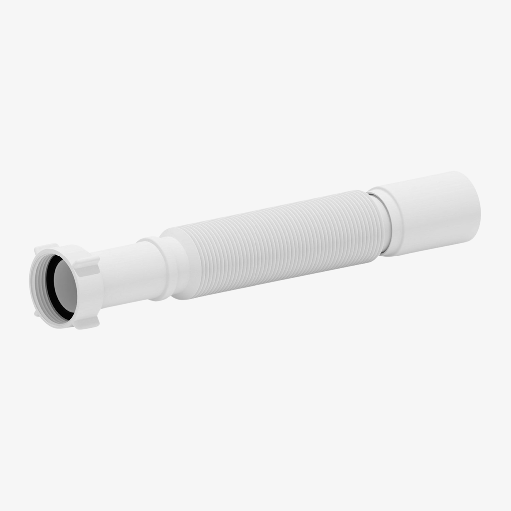 [10440008] Flexibele Afvoerslang Sibel 5/4 Wit 40 cm