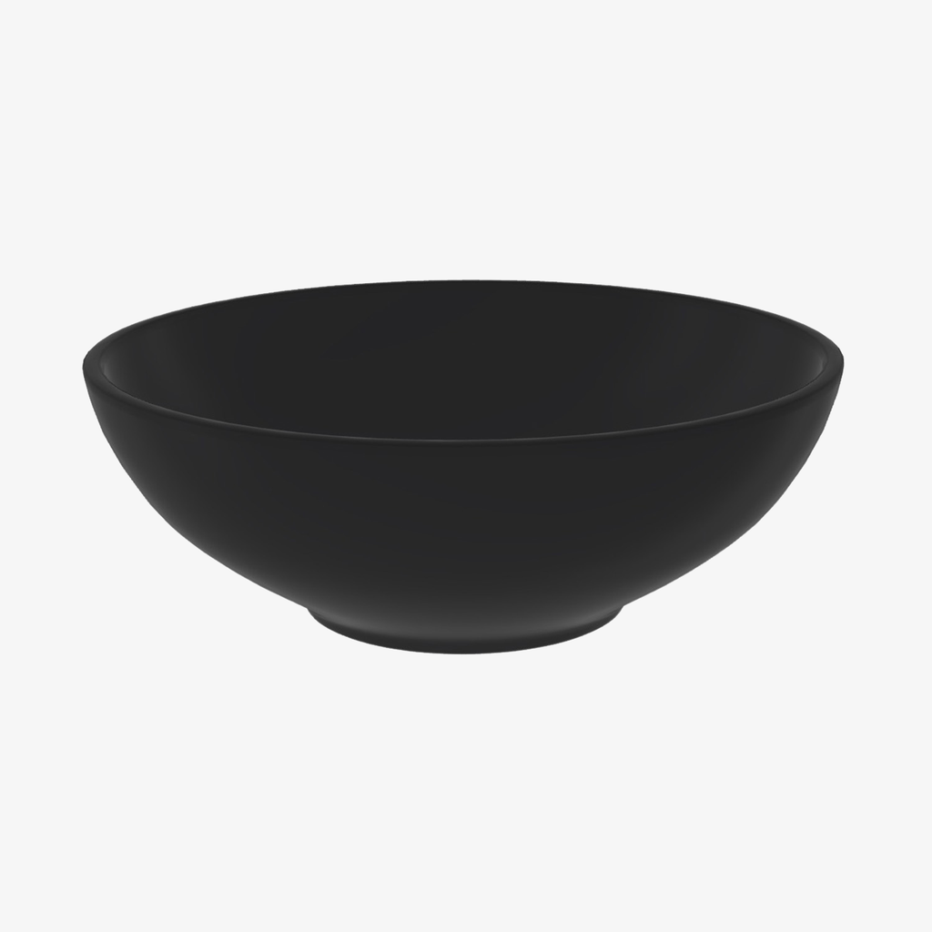 [2022] Waskom Keramische Toledo Ronde Mat Zwart 40x40 cm