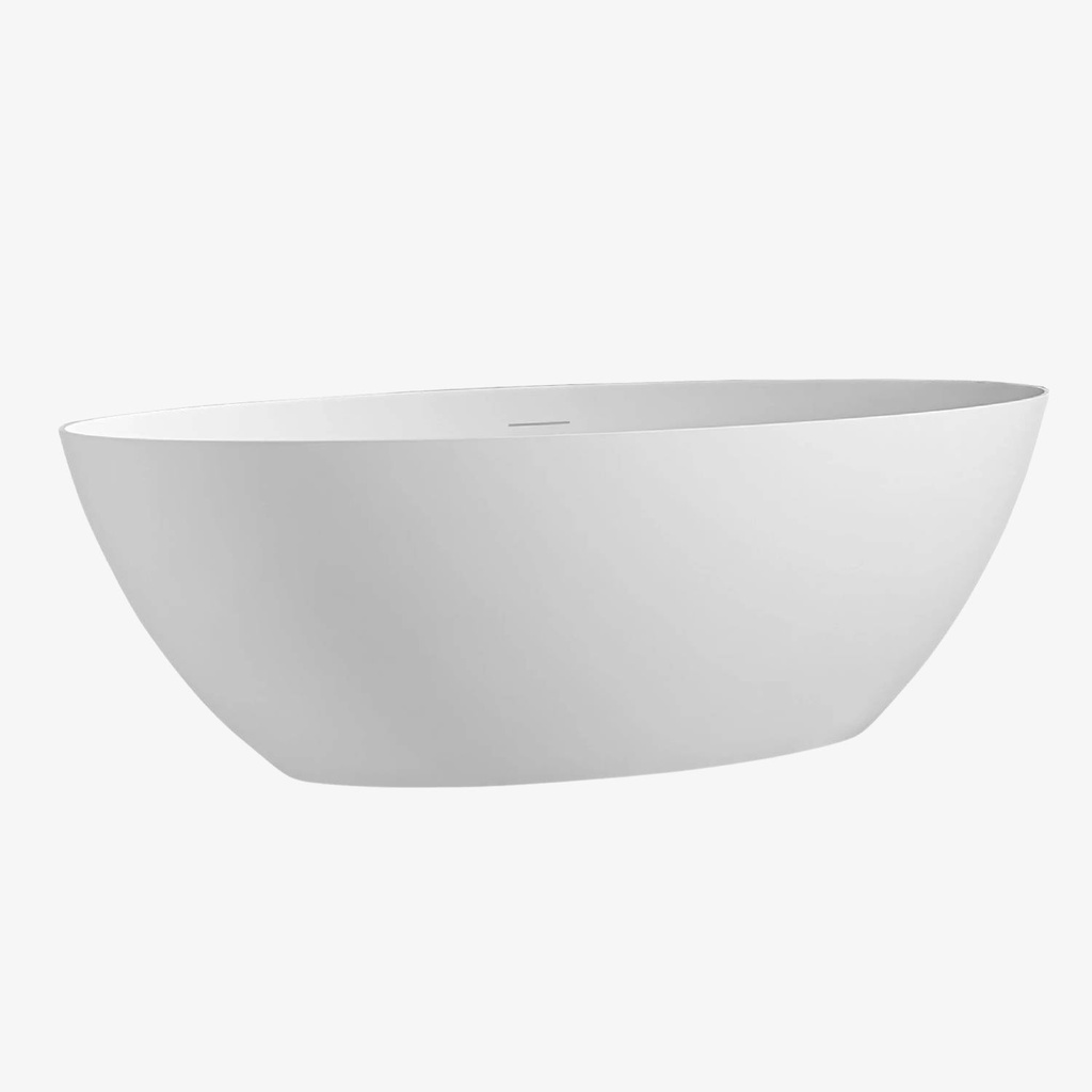 [20600011] Vrijstaand Bad Maribel Acryl bad Mat Wit 180x85x58 cm